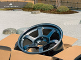 Volk Racing TE37 Large PCD Progressive Model II 18x9 +0 6x139.7 Shining Black Metal (Set of 4)