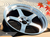 Advan Racing GT Beyond-R 18x9.5 +45 5x100 Machining & Diamond Cut (Set of 4)