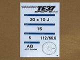 Volk Racing TE37 Saga S-Plus A.S.T. 20x10 +15 / 20x11 +15 5x112 A.S.T. Brushed - G80 M3 / G82 M4 / G87 M2 (Set of 4)