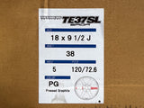 Volk Racing TE37 Saga SL 18x9.5 5x120 +38 Pressed Graphite (Set of 4)