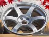 Volk Racing TE37 Saga SL 18x9.5 5x114.3 +22 Diamond Silver (Set of 4)