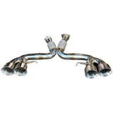 Exhaust for Chevrolet Corvette C8 2020+ Polish Tips 6.2L V8 3" Catback Exhaust