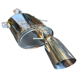 Stainless Full Catback Exhaust Muffler For BMW 335i E90 E92 07-10 N54 Polished
