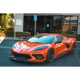 Chevrolet Corvette C8 Carbon Fiber Side Rocker Extensions/ Side Skirts