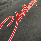 Ladies V-Neck - Dodge Challenger 2 Color Script