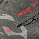 Ladies V-Neck Dodge SRT Hellcat REDEYE - Heather Black