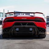 V Style Forged Carbon Fiber Rear Diffuser for Lamborghini Huracan LP 610