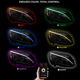 Mercedes Benz C-Class RGBW Multicolor DRL Boards (2015-2023)