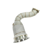 High Flow Catted 304 Stainless Exhaust Downpipe for Audi Q8 3.0T