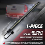 OPT7 Redline Triple Tailgate Light Bar 48" Bundle for Chevy Silverado-GMC Sierra 1500 19-21