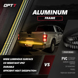 OPT7 Redline Triple Tailgate Light Bar 60" Bundle for Chevy Silverado-GMC Sierra 1500 19-21