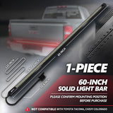OPT7 Redline Triple Tailgate Light Bar 60" Bundle for Chevy Silverado-GMC Sierra 1500 19-21