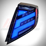 HRS 2016-21 Honda Civic 10th Gen Hatchback FK7 FK8 LED Tail Lights V2- RGB