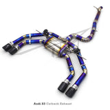Titanium Valved Catback Exhaust System for Audi TT TTS 8S MK3 2.0T 8S 2015+