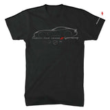 Mens T-Shirt Dodge Viper 25 Years (Black)