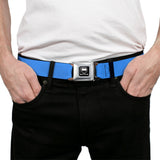 Dodge Viper Seatbelt Belt - Baby Blue Webbing