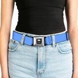 Dodge Viper Seatbelt Belt - Baby Blue Webbing