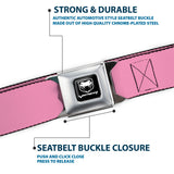 Dodge Viper Seatbelt Belt - Baby Pink Webbing