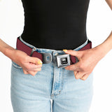 Dodge Viper Seatbelt Belt - Burgundy Webbing