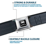Dodge Viper Seatbelt Belt - Black Panel Webbing