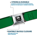 Dodge Viper Seatbelt Belt - Green Webbing