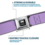 Dodge Viper Seatbelt Belt - Lavender Webbing