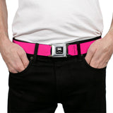 Dodge Viper Seatbelt Belt - Neon Pink Webbing
