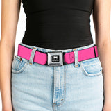Dodge Viper Seatbelt Belt - Neon Pink Webbing