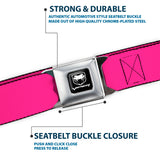 Dodge Viper Seatbelt Belt - Neon Pink Webbing