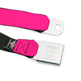 Dodge Viper Seatbelt Belt - Neon Pink Webbing