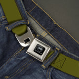 Dodge Viper Seatbelt Belt - Olive Webbing