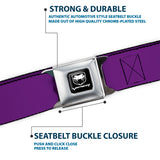 Dodge Viper Seatbelt Belt - Purple Webbing