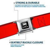 Dodge Viper Seatbelt Belt - Red Webbing