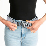 Dodge Viper Seatbelt Belt - Silver Webbing