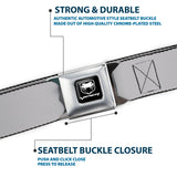 Dodge Viper Seatbelt Belt - Silver Webbing