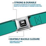 Dodge Viper Seatbelt Belt - Teal Webbing