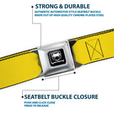 Dodge Viper Seatbelt Belt - Yellow Webbing