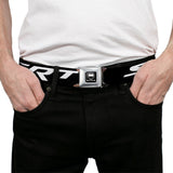 Dodge Viper Seatbelt Belt - SRT Black/White Webbing