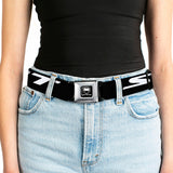Dodge Viper Seatbelt Belt - SRT Black/White Webbing