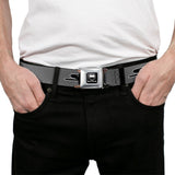 Dodge Viper Seatbelt Belt - SRT Carbon Fiber Silver/White/Black Webbing