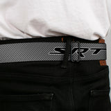 Dodge Viper Seatbelt Belt - SRT Carbon Fiber Silver/White/Black Webbing