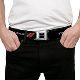 Dodge Red Rhombus Full Color Seatbelt Belt - Dodge Red Rhombus REPEAT Webbing