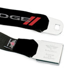 Dodge Red Rhombus Full Color Seatbelt Belt - Dodge Red Rhombus REPEAT Webbing