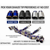 Titanium Valved Catback Exhaust System for Audi TT TTS 8S MK3 2.0T 8S 2015+