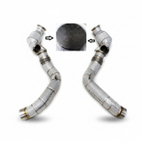 Stainless Catted Downpipe Heat Shield for BMW M5 F90 4.4T