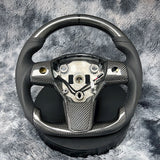 2017-2023 Tesla Model 3 Carbon Fiber Steering Wheel — Round