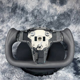 2017-2023 Tesla Model 3 Carbon Fiber Steering Wheel — Yoke Style