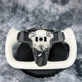 2017-2023 Tesla Model 3 Carbon Fiber Steering Wheel — Yoke Style