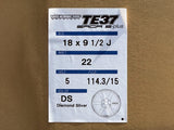 Volk Racing TE37 Saga S-Plus 18x9.5 +22 5x114.3 Diamond Silver - GR Corolla / EVO (Set of 4)