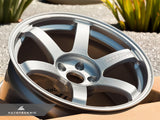 Volk Racing TE37 Saga S-Plus 18x9.5 +22 5x114.3 Diamond Silver - GR Corolla / EVO (Set of 4)